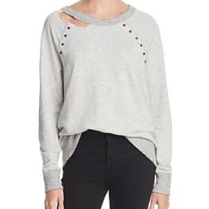 N Philanthropy Nic Studded Cutout Sweatshirt